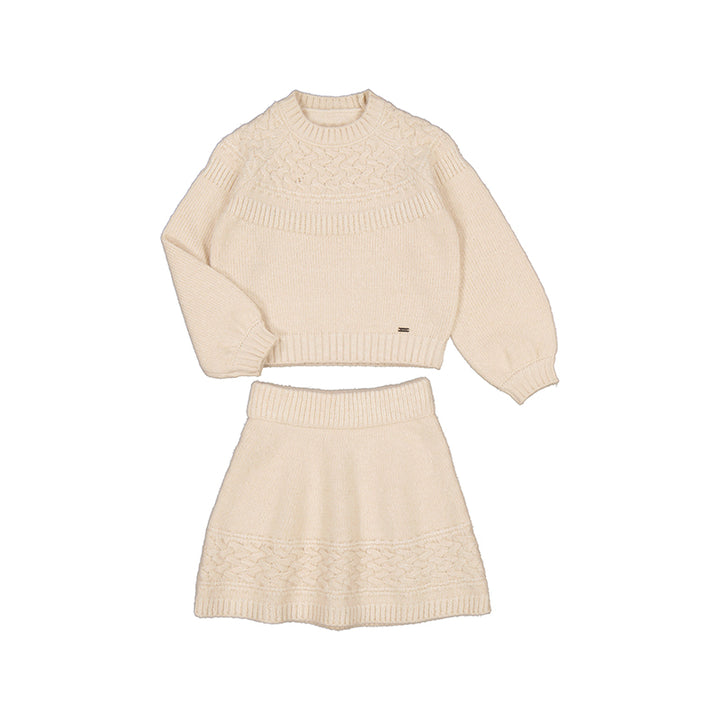 Mayoral 4935 Knitted Sweater/Skirt Set