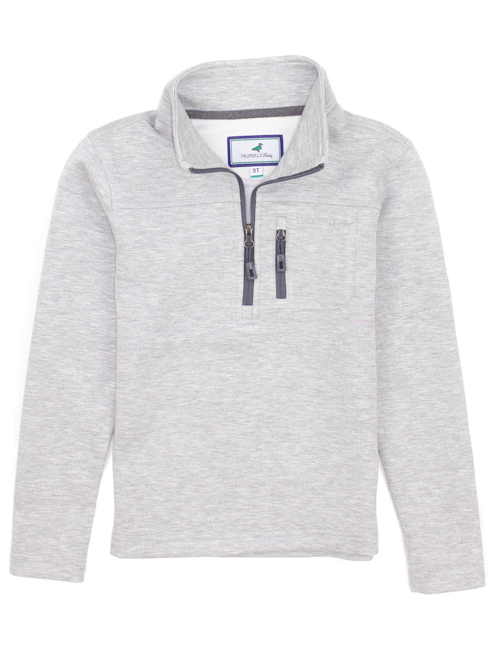 Properly Tied LD Artic Pullover Light Heather Grey