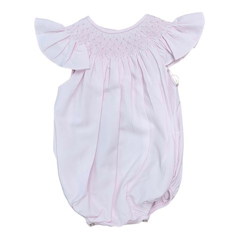 Sweet Dreams MT26P Catherine Pearl Pink Smocked Bubble