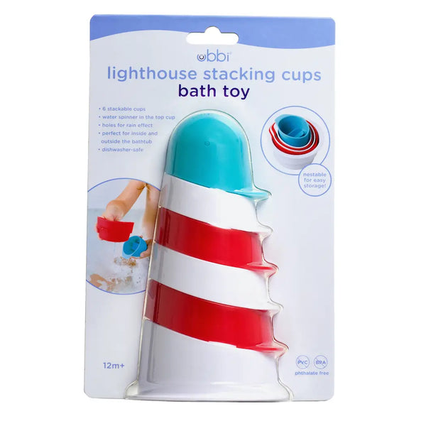 Ubbi Lighthouse Stacking Cups