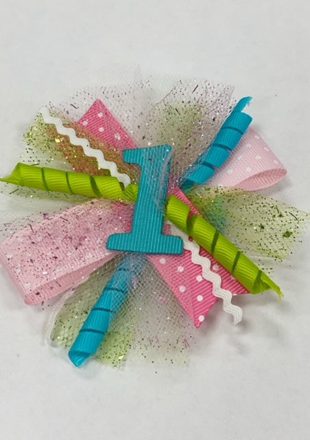 Bows for Belles Birthday Puff Clip - Assortment