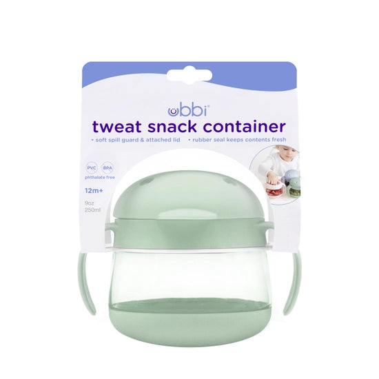 Ubbi Sage Tweat Snack Container